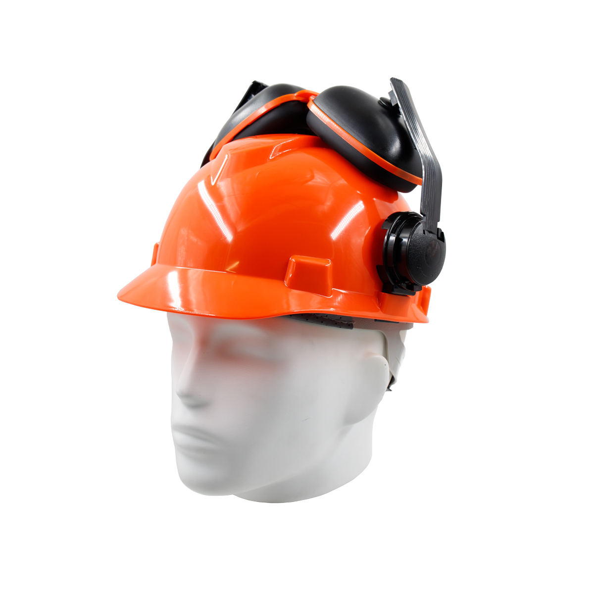 SGS Protective Helmet for Landscapers with Ear Defenders and Face Shield